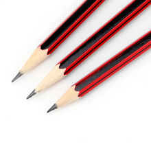 Wholesale standard pencil Wooden 2B Pencil With Eraser